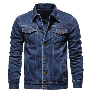 Chaqueta Vaquera Estilo Camionero para Hombre, Prenda Exterior de Mezclilla Vintage con Puños con Botones, Bolsillos en el Pecho y Construcción de Algodón Resistente - Product Image 4