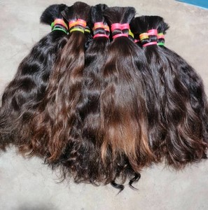 Extensiones de Cabello Humano Indio de 10 Pulgadas, Cabello Remy, Trama Cosida a Mano, Puntas Completas, Estilo Rosa - Product Image 2