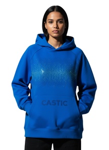 Sudadera con Capucha Personalizada de Felpa Francesa con Pedrería, para Hombre, 500 g/m², Lavado Ácido, Estilo Urbano, OEM 2026 - Product Image 1