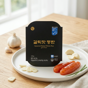 Œufs de morue aromatisés à l'ail 100g, format bouchées, ingrédient culinaire, tartare, paquet individuel, délicieux, bombe umami, marinade premium - Product Image 2
