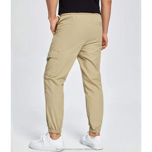 Pantalons pour hommes Pantalons délavés décontractés Pantalon de sport cargo Pantalon de survêtement avec logo personnalisé en vente de gros Pantalon de survêtement avec tissu foncé Design uni et vierge - Product Image 3