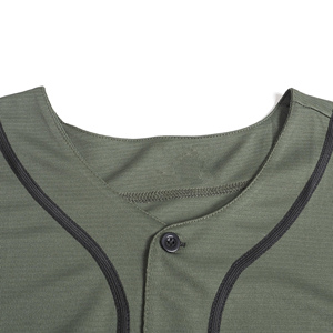 Maillot de baseball boutonné respirant, chemise de sport athlétique légère, uniforme d'équipe, tenue décontractée performante à prix abordable - Product Image 3
