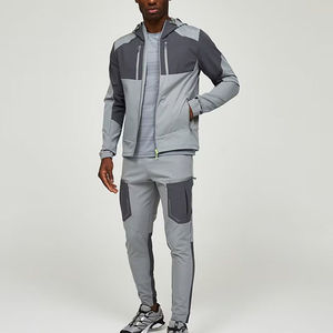 Zipper Pockets Waterproof Hunting Windbreaker <b>Jacket</b> for Men's Outerwear Softshell Windbreaker <b>Lightweight</b> Autumn <b>Running</b> <b>Jacket</b> - Product Image 6