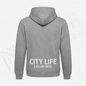 Wholesale Unisex Hoodies 280 GSM Lightweight Sweatshirts Factory Price Comfortable Soft Premium Warm Pullover Bulk Custom Logo - Product Image 2