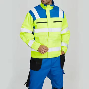long sleeve reflective safety <b>overall</b> work suits feature uniforms coverall Anti-Static Anti-flame <b>Waterproof</b> Welded safety ove - Product Image 5