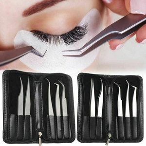 Kit de cejas profesional con pinzas, tijeras, cepillo y herramientas de belleza - Product Image 3