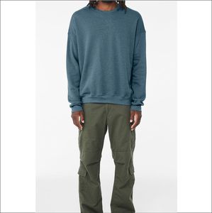 เสื้อสเวตเชิ้ตโอเวอร์ไซส์พรีเมียม สตรีทแวร์ ปักลายตามสั่ง สำหรับผู้ชาย ผลิตจากผ้าฝ้าย สวมใส่สบาย ระบายอากาศได้ดี - Product Image 4