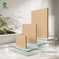 Panneau MDF mélaminé Jinbase Light Amber Elm 18 mm E0 1220x2440 mm, mélaminé pour armoire de cuisine, placard