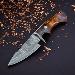 Handmade Damascus Steel <b>EDC</b> Fixed Blade Hunting Camping Bushcraft Outdoor <b>Knife</b> Rosewood Handle Industrial Grade Manufacturer - Product Image 3