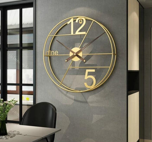 Indian Handicraft Metal <b>Wall</b> <b>Clocks</b> for Living Room <b>Decor</b> Large <b>Decorative</b> and Customized Size with Selling Price - Product Image 5