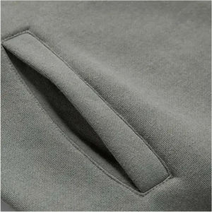 Sudadera con Capucha Básica para Hombre de Alta Calidad, 100% Algodón, Forro Polar Suave para Invierno, Diseño de Pullover, Capucha Ajustable, Bolsillo Tipo Canguro, Uso Diario - Product Image 4