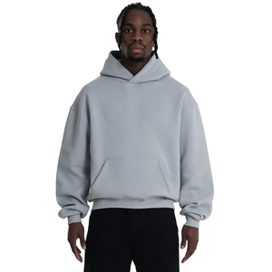 Sudadera con Capucha de Corte Regular, 100% Algodón, Bordada, Estilo Elegante, Lisa, de Alta Calidad, Cálida para Invierno, Moda Masculina - Product Image 5