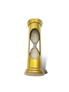 Brass & Glass <b>Sand</b> Timer 2 Minutes Lightweight Art Decor Design for Desk Office Study and <b>Decorative</b> Display - Product Image 2