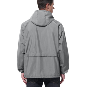 Chaqueta Impermeable y Cortavientos con Capucha para Hombre, Personalizada, para Deportes al Aire Libre, Running, Senderismo, Ligera, OEM ODM - Product Image 5