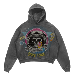 เสื้อฮู้ดดี้ผู้ชายคุณภาพสูง แต่งลายปักแบบแอพพลิเคชั่น น้ำหนัก 500 กรัม ทรงโอเวอร์ไซส์ ผ้าฝ้ายเฟรนช์เทอร์รี่ ซิปหน้า ล้างสีแบบแอซิดวอช - Product Image 2