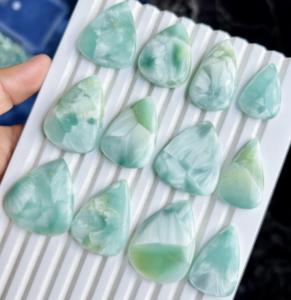 Rare Quality Blue Hemimorphite Lot Cabochon Gemstone Hemimorphite Loose Stone For Jewelry Making Wholesale Price Stone - Product Image 5