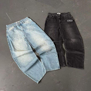 Pantalones Vaqueros de Mujer Estilo Vintage Lavado, de Pierna Ancha y Holgados, de la Mejor Calidad, con Efecto Desgastado - Product Image 6
