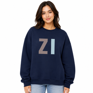 Women Graphic Print Oversized Crew Neck Sweatshirts Casual Pullover Cotton Blend Private Label Hoodies Supplier - Product Image 1