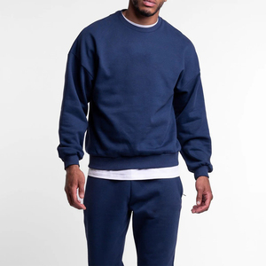 Sweat-shirt d'hiver surdimensionné pour homme, en tissu épais de qualité supérieure, avec logo personnalisé, tricoté à manches longues, pour usage décontracté, vente en gros - Product Image 1