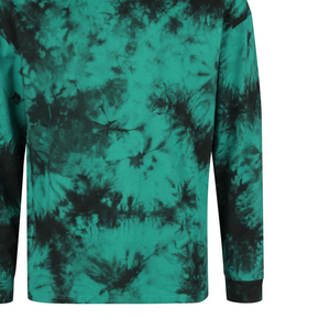 <b>Men's</b> <b>Tie</b>-Dye Long Sleeve Pullover O-Neck Regular Fit Knitted Casual Winter Sweatshirt Green <b>Black</b> Pattern Anti-Pilling Quick - Product Image 5