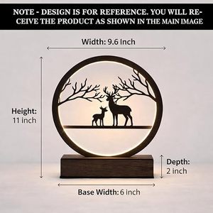 Modern Round LED Table Lamp Iron Art Bird <b>Branch</b> Accent <b>Light</b> Warm Glow Tabletop for Bedroom Living Room Home Decor - Product Image 6