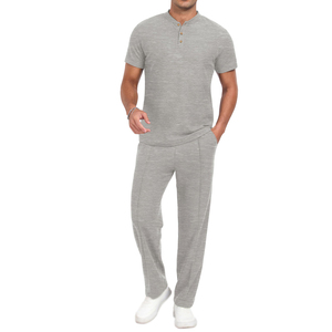 Ropa Deportiva para Gimnasio, Conjunto Deportivo de Dos Piezas en Felpa Técnica para Entrenamiento de Verano para Hombre, Superventas, MOQ Bajo - Product Image 5