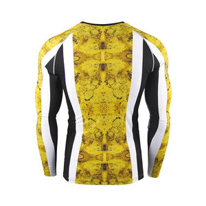 Best <b>Custom</b> <b>Design</b> High Quality Full Sublimation Gym Fitness <b>Compression</b> <b>Shirts</b> Long Sleeve Rash Guard Swimming Rashguard Men - Product Image 2