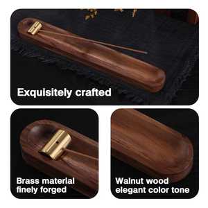 Porte-encens en bois fait main |   Porte-encens en bois |   Diffuseur d'encens |   Cadeau en bois |   Cadeau pour les pères |   Cadeau pour les mères - Product Image 5