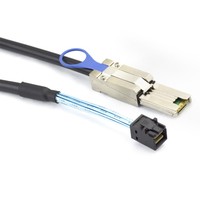 Kabel Koneksi Server MiniSAS SFF-8088 26P ke 8643 MiniSAS 36P HD Khusus untuk Server