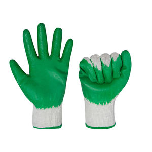 Guantes de Algodón Recubiertos de Látex de Fábrica Vietnamita, Palma Lisa, Guantes de Seguridad PPE para Construcción, Agricultura, Manipulación en Almacenes - Product Image 1