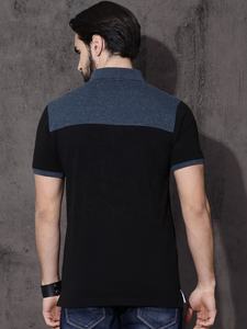 Polo de golf personnalisé 100% coton polyester pour hommes, uniforme d'affaires de haute qualité, impression brodée du logo, solide - Product Image 3