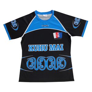 ชุดทีมรักบี้ชายแบบกำหนดเอง เสื้อระบายอากาศได้ดี พิมพ์ลายแบบซับลิเมชั่น ไซส์ใหญ่ ป้องกันแบคทีเรีย แห้งเร็ว ผลิตจากโพลีเอสเตอร์ 100% แบบสั่งทำ - Product Image 1