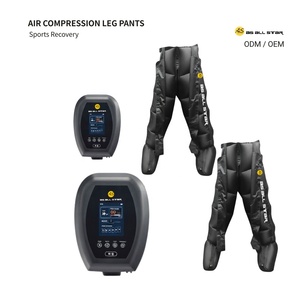 Foot Leg Massager Air Compression Massage Pants 6 Chamber Ankle Wrap Soreness Relief 8 Modes Rechargeable As All <b>Star</b> ODM OEM - Product Image 1