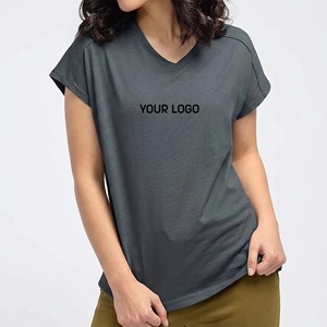 High Quality 100% Cotton Jersey Crew Neck Short Sleeve Summer <b>T</b>-<b>Shirt</b> for Women Casual Gym Wear Appliques Eco-Friendly - Product Image 1