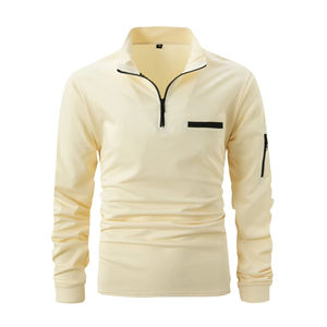 Wholesale High Quality Comfort Long Sleeve Polo <b>T</b>-<b>shirts</b> <b>Collar</b> Luxury Cotton Polo <b>Shirt</b> for Man Plus Size Men's Polo <b>Shirts</b> - Product Image 5