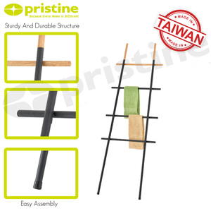 Pristine BS224B Toallero móvil plegable de hierro fundido con calentador para uso en hoteles Diseño moderno - Product Image 6