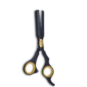 Tijeras de Entresacar para Peluquería, Color Negro Mate, con 34 Dientes - Product Image 6