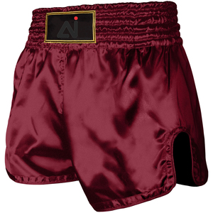 Shorts de boxe noirs pour femme GRACE COLLECTION, coupe classique, polyester/nylon 220g, teint en pièce, durables, séchage rapide, respirants, devant - Product Image 4