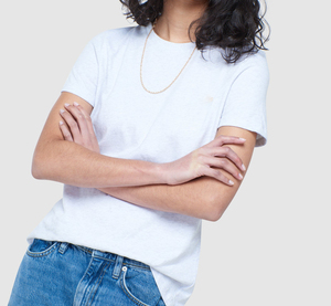 Camiseta de mujer 100% algodón, manga corta, alta calidad, corte regular, color sólido, para verano, top ventas. - Product Image 5
