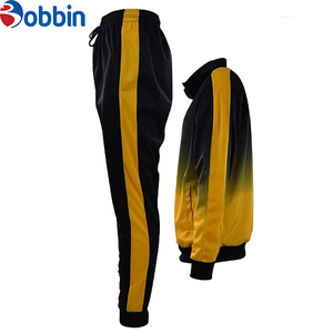 Conjunto deportivo de 2 piezas para hombre, ropa de calle con logo sublimado, chándal de invierno para entrenamiento, talla grande, chaqueta cortavientos para hombre - Product Image 4