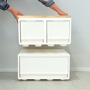 Korea Made Large Stackable Modular <b>Plastic</b> <b>Drawer</b> Cabinet <b>Storage</b> Organizer Unit for Kids Toys Blocks Nursery Playroom and Home - Product Image 1