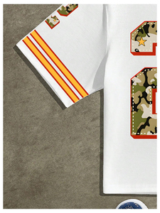 Venta al por Mayor, Personalización OEM, Todas las Tallas Disponibles, Camisetas de Fútbol Americano de Alta Calidad, 100% Poliéster, Malla Transpirable de Secado Rápido - Product Image 5