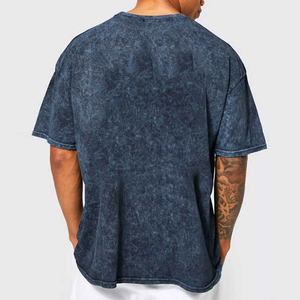 T-shirt respirant pour homme, effet délavé, entièrement personnalisé, nouvelle mode, qualité supérieure, à prix raisonnable - Product Image 5