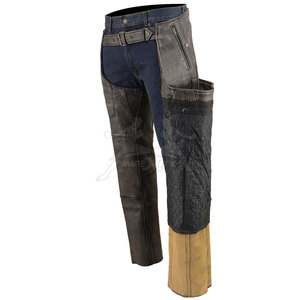 Chaps en cuir pleine fleur professionnels, coupe confortable, avec coutures durables et finition de qualité supérieure - Product Image 3
