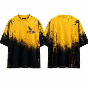 <b>Men's</b> Oversized 100% Cotton Jersey T-Shirt 220G Digital Printing Drop Shoulder Short <b>Sleeve</b> Crew Neck Custom Logo Streetwear Tee - Product Image 4