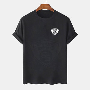 T-shirts imprimés pour hommes en coton 100% légers et à séchage rapide, vêtements de mode à prix bas, coupe ample - Product Image 1