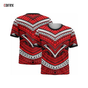 เสื้อคอกลมลายชนเผ่าโพลินีเซียนสำหรับทีมกีฬา - Product Image 3