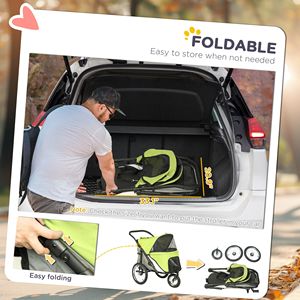 Passeggino da jogging per animali domestici - Spedizione nel fine settimana non disponibile - Trasportini per animali - Product Image 6