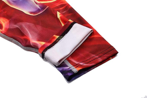 T-shirt de compression athlétique pour homme avec technologie de soutien musculaire, séchage rapide, absorption de la transpiration et tissu confortable hautement extensible - Product Image 5