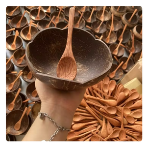 OFERTA LIMITADA: TAZÓN DE CÁSCARA DE COCO NATURAL ECOLÓGICO PARA SERVIR Y DECORAR - Product Image 3